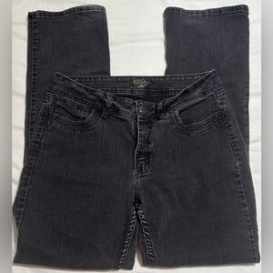 Women’s black flare jeans